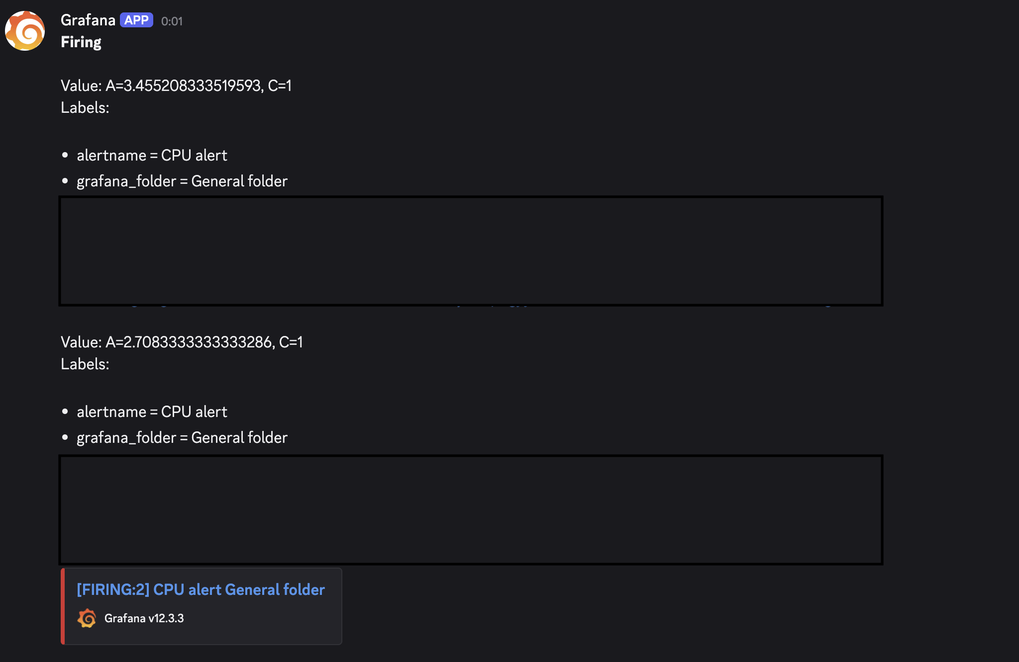 Live CPU alert in Discord